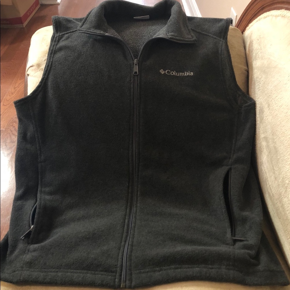 Columbia Fleece Full Zip Vest